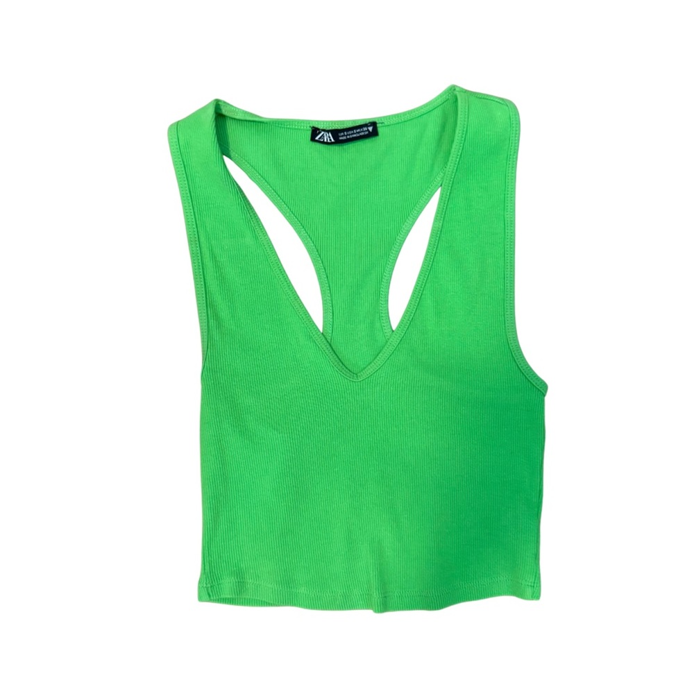 💰5/$20💵 SALE!!! Green Zara Crop Top💚